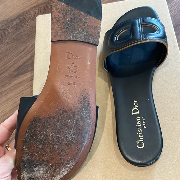 $775 Christian Dior D-Club Sandals 37.5 - Picture 5 of 7